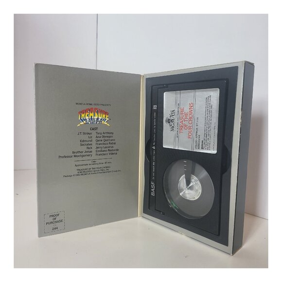 Treasure of the four crowns BETA Tape Betamax (Not VHS) - Picture 3 of 3